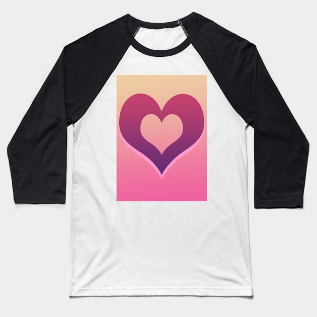 Lovely Pink Baseball T-Shirt by Shop Ovov